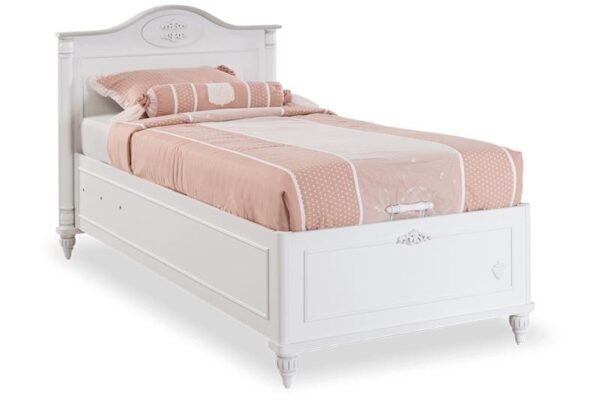 Παιδικό κρεβάτι μονό με χώρο αποθήκευσης ROMANTIC