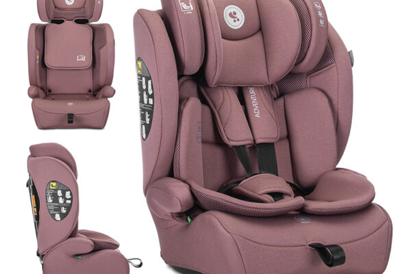 Κάθισμα αυτοκινήτου Lorelli ADVENTURE 9-36kg, ροζ χρώμα, για παιδιά.