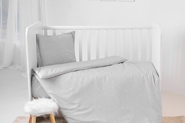 Σετ Προίκας Μωρού Cosy Grey Sky Lorelli 5τεμ. για κούνια