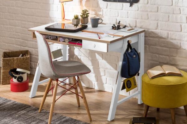 Παιδικό γραφείο MODERA MD-1112 Cilek, με συρτάρια και ντουλάπι.