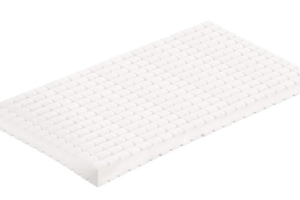 Βρεφικό Στρώμα Όμηρος Foam Air Greco Strom: Λευκό στρώμα με κυψελωτή επιφάνεια.