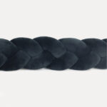 Βρεφική πλεξούδα Luletto Vanilla & Mocha, απαλή βελούδινη, 400x15cm