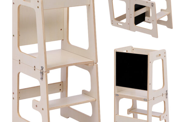 Πύργος Εκμάθησης Ricki με Πίνακα Natural, Montessori