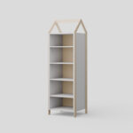 Παιδική βιβλιοθήκη Luletto House Natural & White