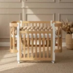 Βρεφική κούνια Anti-Reflux Nika Natural & White Ingvart: άνεση και ασφάλεια.