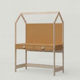 Παιδικό γραφείο House Desk Luletto Natural & Toffee