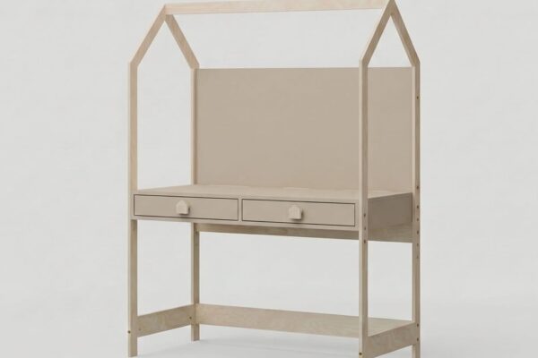 Παιδικό γραφείο House Desk Luletto Natural & Cashmere