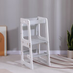 Πύργος εκμάθησης Ricki Montessori, λευκός, ρυθμιζόμενος