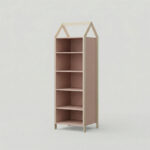 Παιδική βιβλιοθήκη House Natural & White Luletto