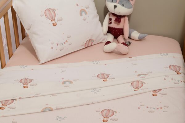 Σετ σεντόνια κούνιας Baby Oliver, 3 τεμαχίων, με λάστιχο