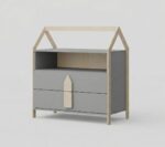 Παιδική συρταριέρα σπιτάκι House Luletto με 2 συρτάρια