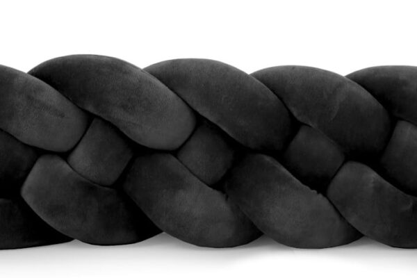 Βρεφική πλεξούδα Luletto Sage, 400x20cm, τριπλή, βελούδινη