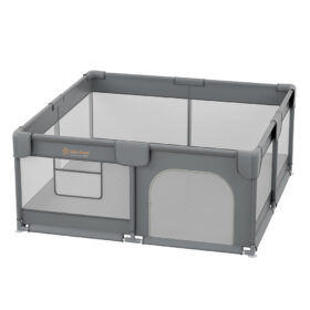 Παρκοκρέβατο Playzen Grey 150x150, 1 Layer, Bebe Star