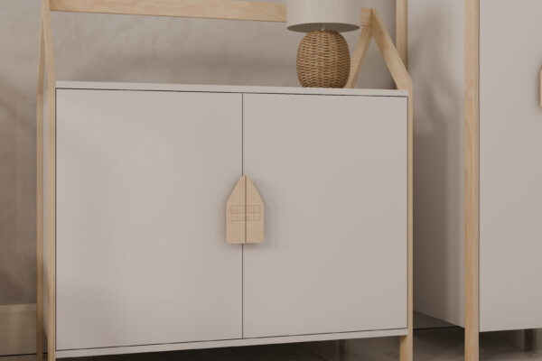Παιδική συρταριέρα House Luletto με 2 πόρτες.