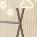 Κρεβάτι Montessori Munk από μασίφ ξύλο Natural 90x190cm με στρώμα.