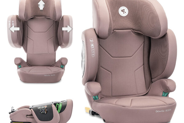 Πτυσσόμενο κάθισμα αυτοκινήτου Growgo i-Size Isofix Lorelli, για παιδιά 15-36kg.