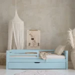 Παιδικό κρεβάτι καναπές Basic Fello Plus Luletto γαλάζιο