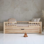 Βρεφικό κρεβάτι καναπές Basic Bello Duo Plus Natural 100x200cm