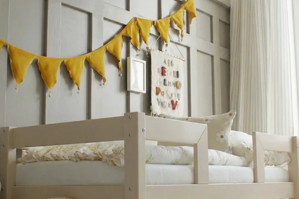 Κρεβάτι καναπές Basic Duo Luletto με ίσιο κάγκελο 90x200cm