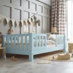 Παιδικό κρεβάτι-καναπές Basic Love Luletto 100x200cm με κάγκελα
