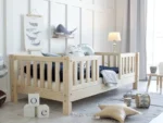 Παιδικό κρεβάτι καναπές Basic Love Duo, φυσικό ξύλο, 100x200cm